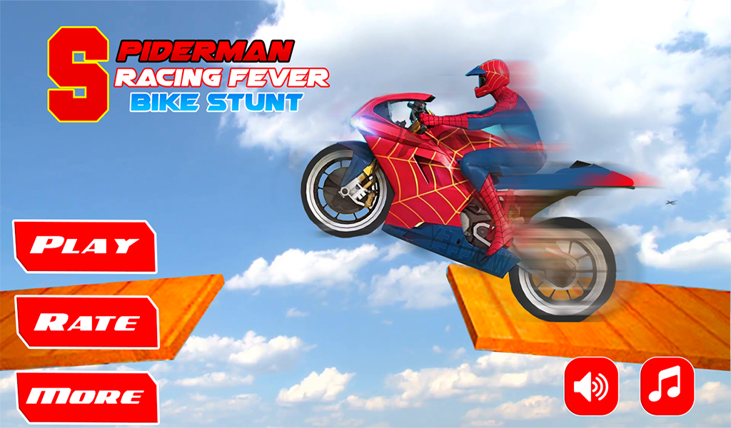 Spiderman Bike Racing Stunt Masterのキャプチャ