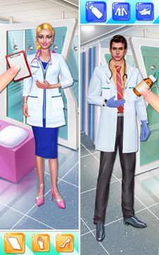 Surgery Doctor Girl Salon Game ゲームのスクリーンショット