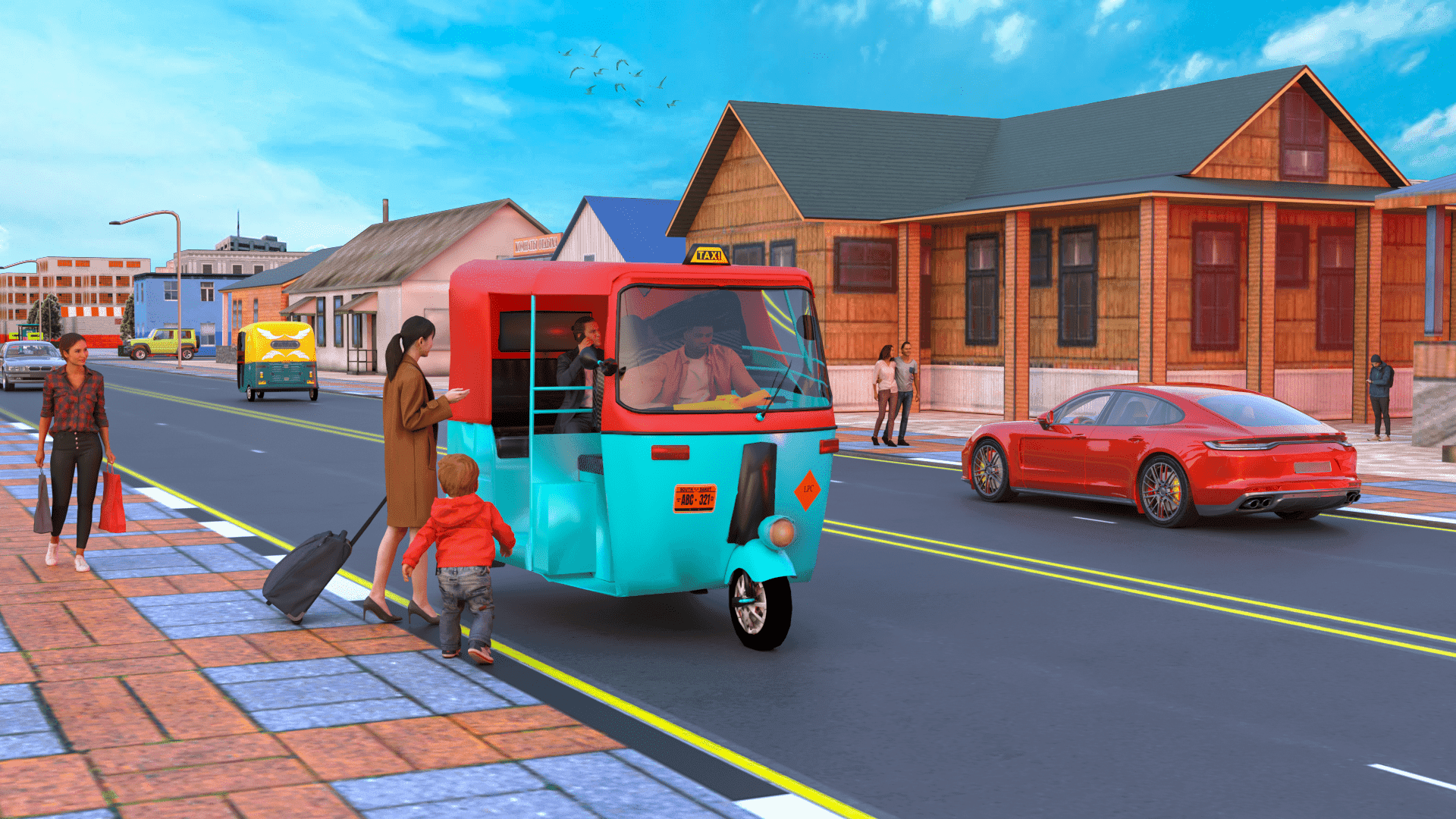 TukTuk Auto Rickshaw Simulator Game Screenshot