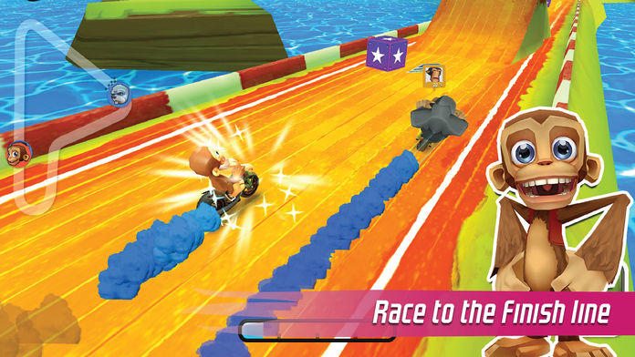 Nitro Chimp Grand Prix Game Screenshot