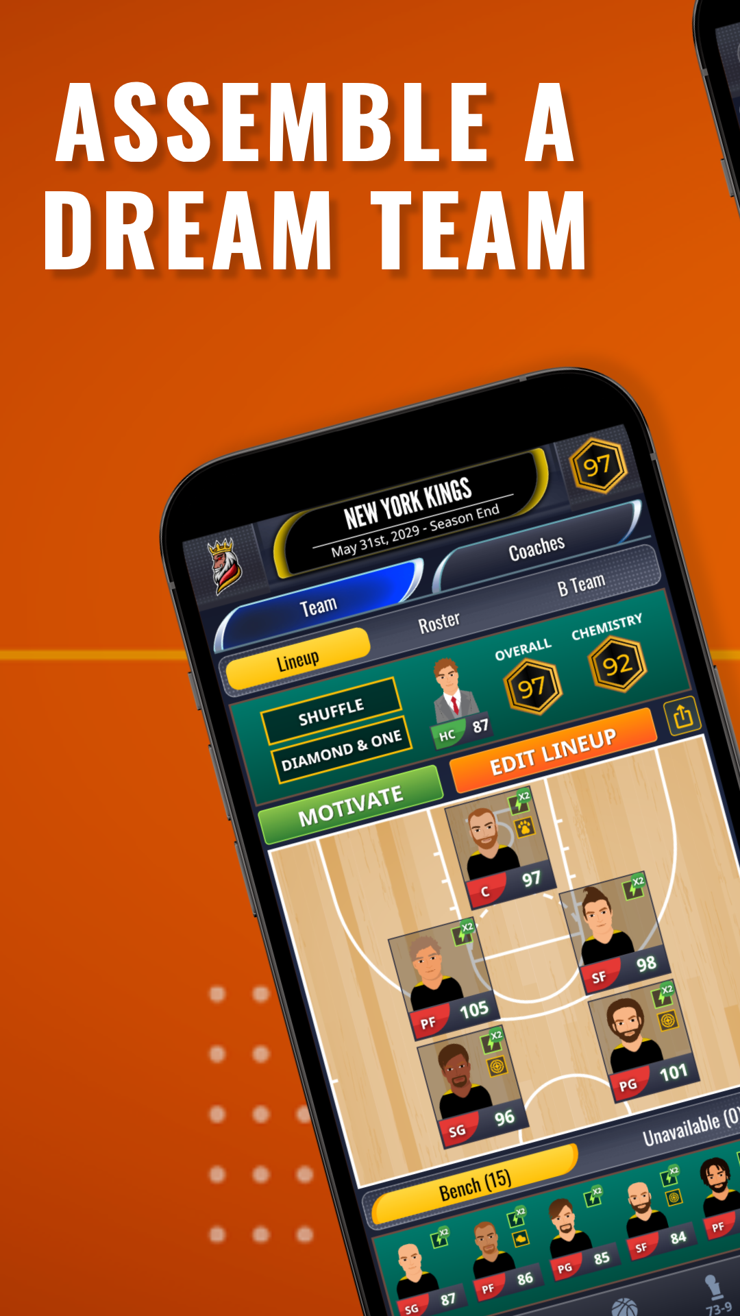 Screenshot 1 of Ultimativer Basketball-GM 2024 1.10.1