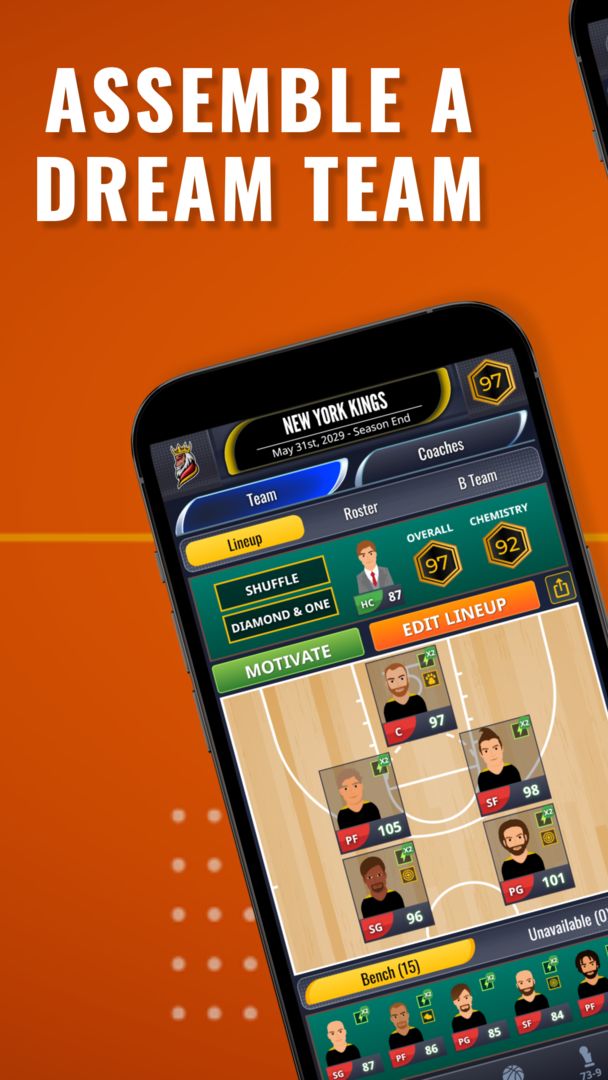 Ultimate Basketball GM 2024 screenshot game