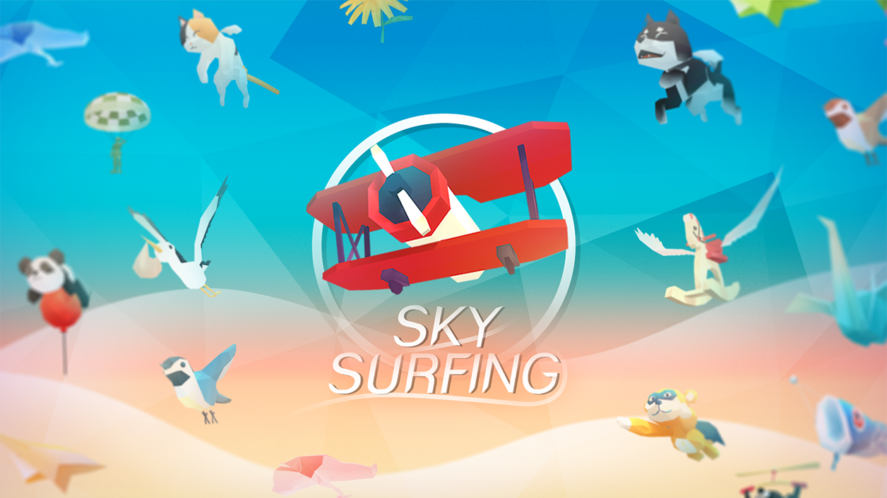 Screenshot of the video of Sky Surfing