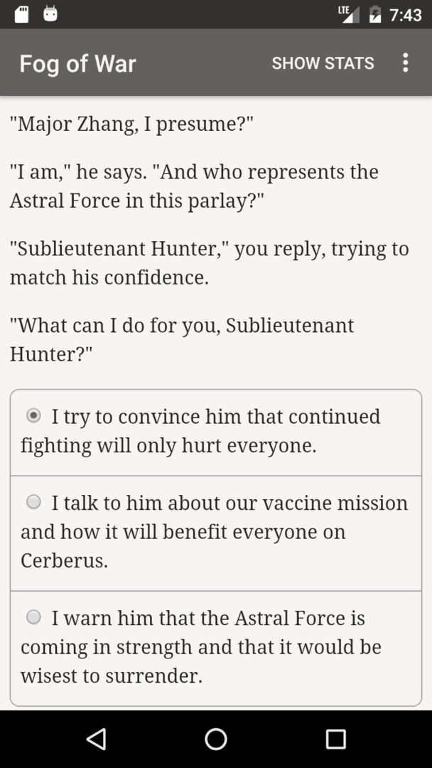 Fog of War: The Battle for Cerberus 게임 스크린 샷