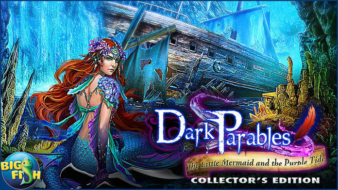 Screenshot of Dark Parables: The Little Mermaid and the Purple Tide - A Magical Hidden Objects Game (Full)