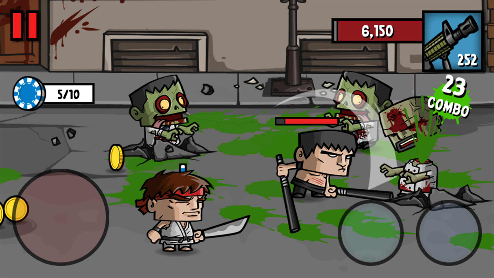 Zombie Age 3: Dead City Game Screenshot