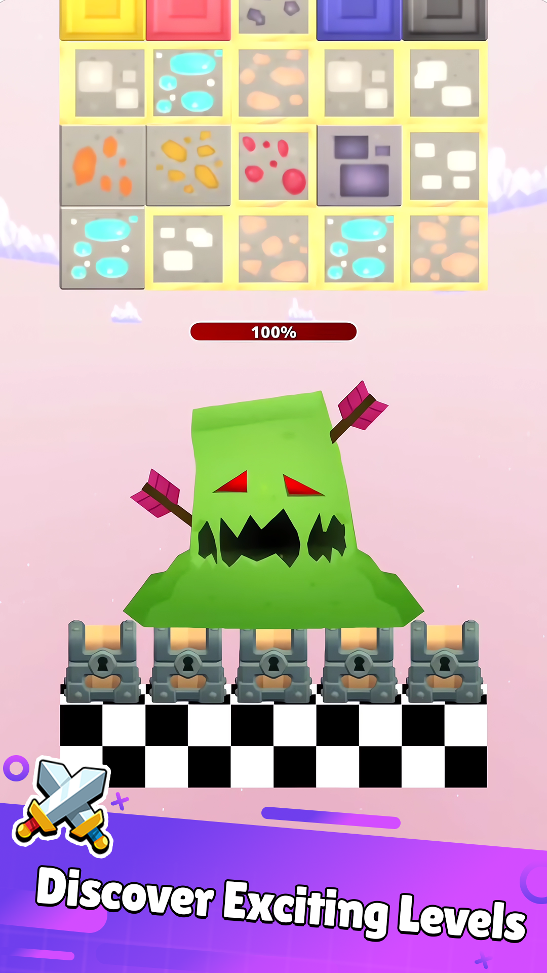 Merge Miners Game Screenshot