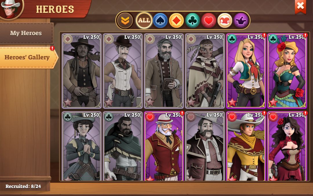 Screenshot of Wild West Heroes