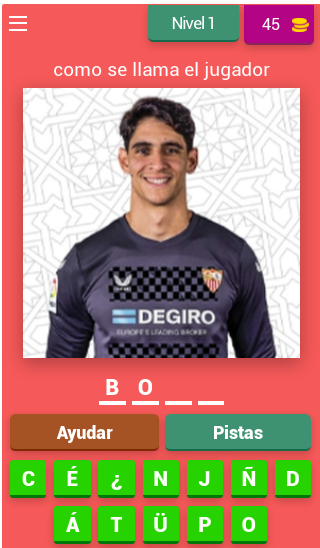 Captura de Tela do Jogo Sevilla Quiz