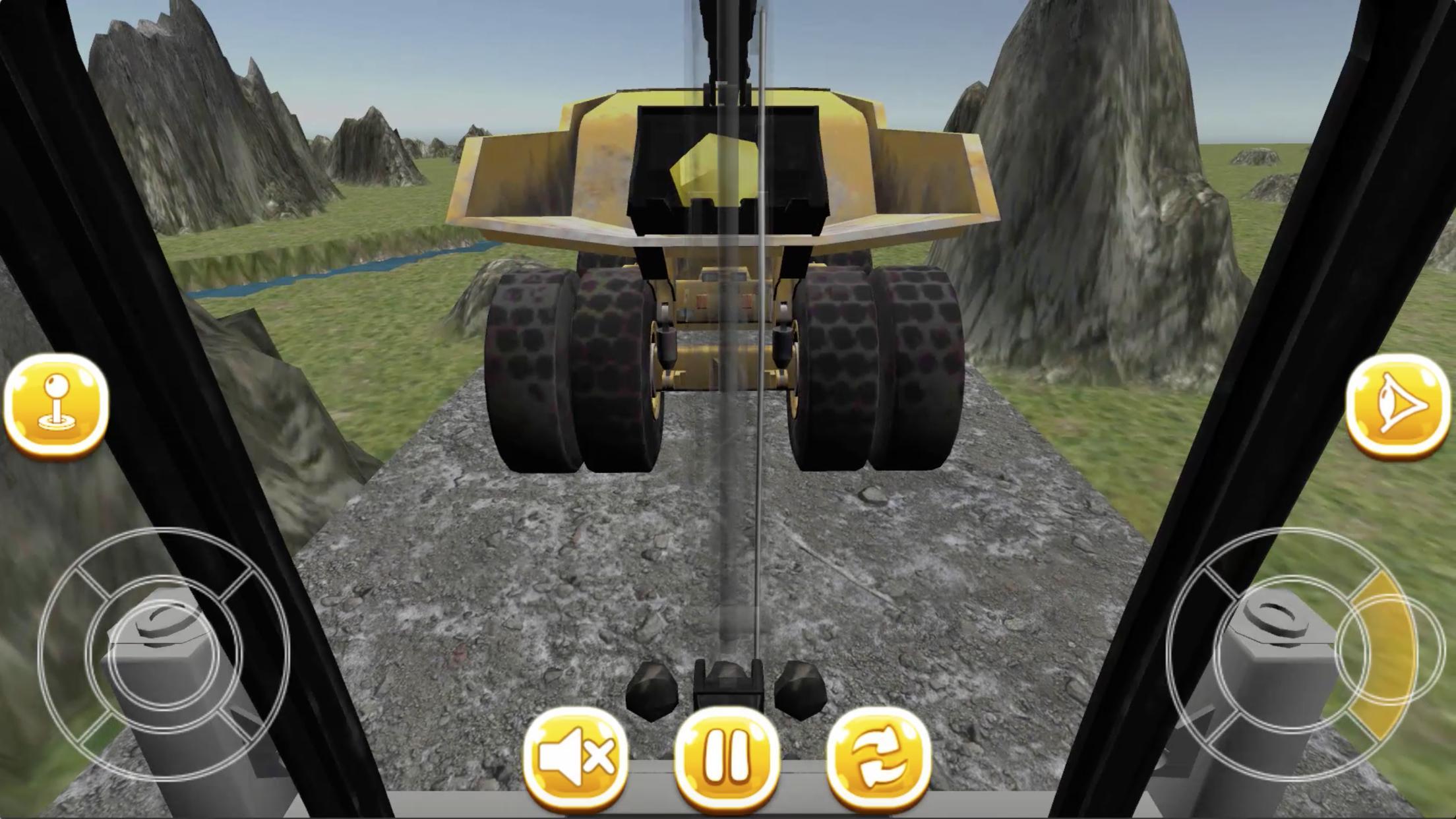 Cuplikan Layar Game Traktor Digger 3D