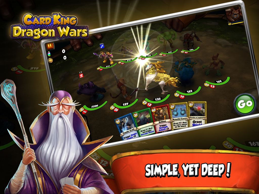 カードキング: Dragon Wars ภาพหน้าจอเกม