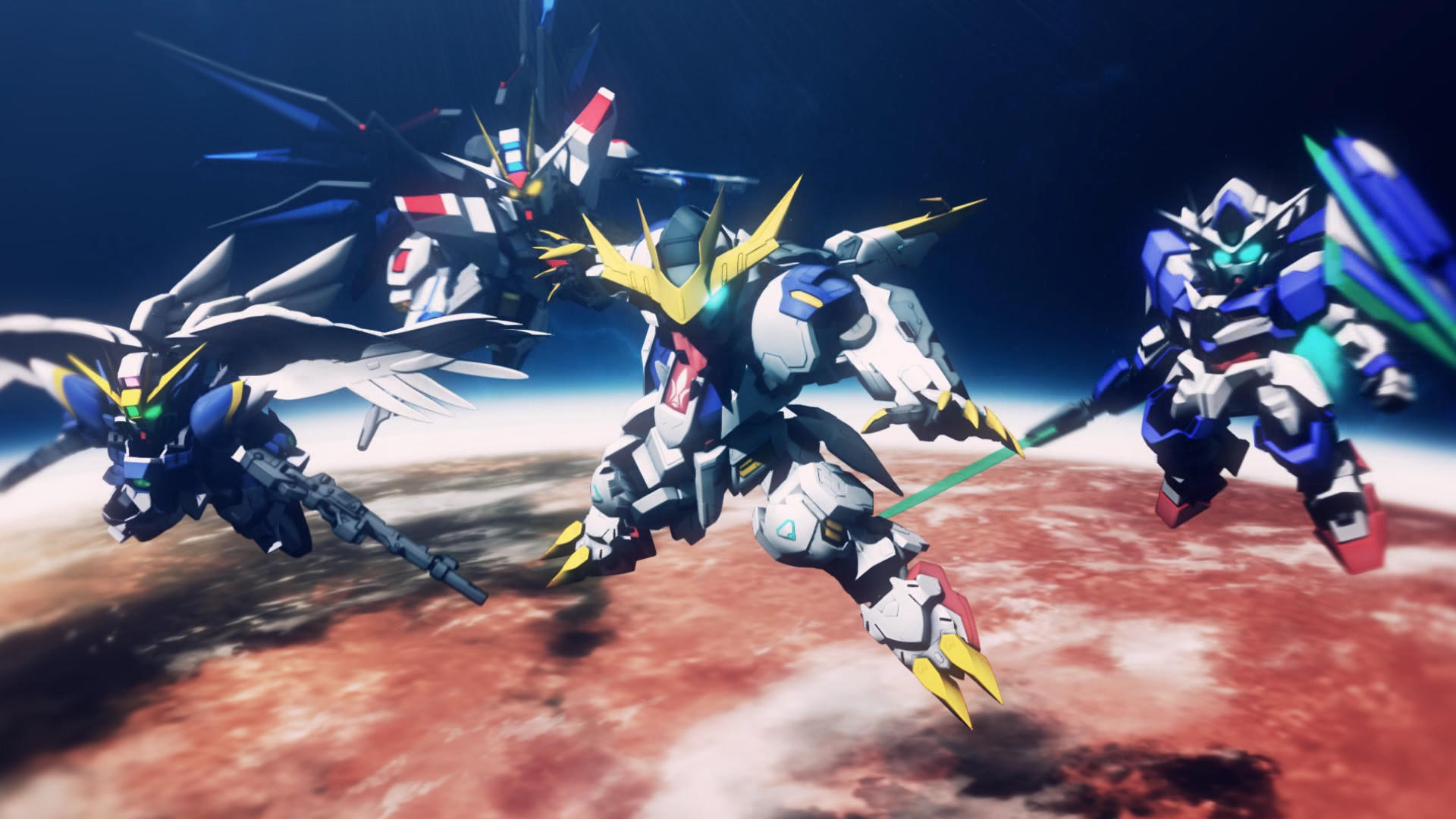 Screenshot 1 of SD GUNDAM G Generation កាំរស្មីឆ្លងកាត់ 