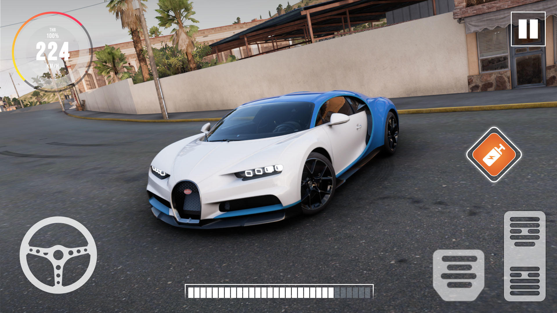 Screenshot of Drive Bugatti Chiron: Car Game