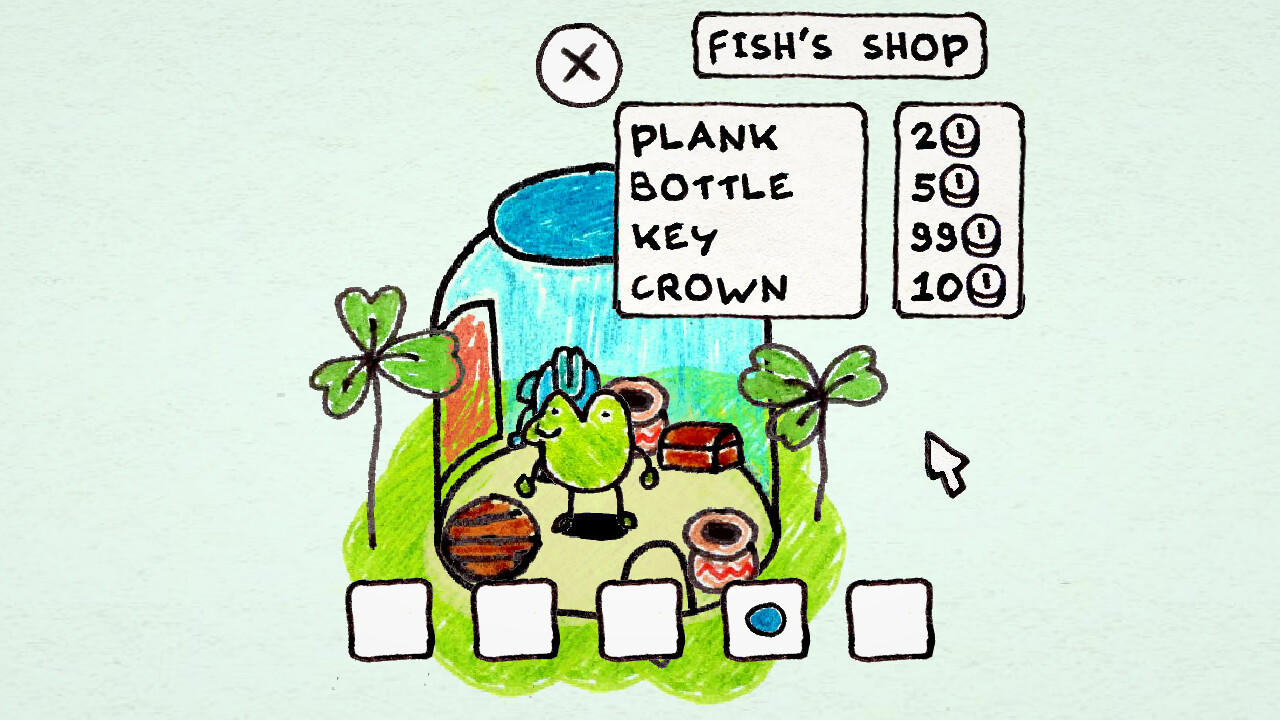 Frog's Adventure screenshot game