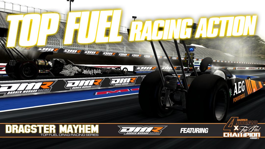 Dragster Mayhem - Top Fuel Sim 게임 스크린 샷