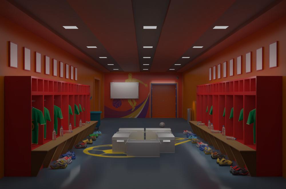 Football Locker Room Escape 遊戲截圖