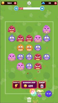 Bird Merge Frenzy 遊戲截圖