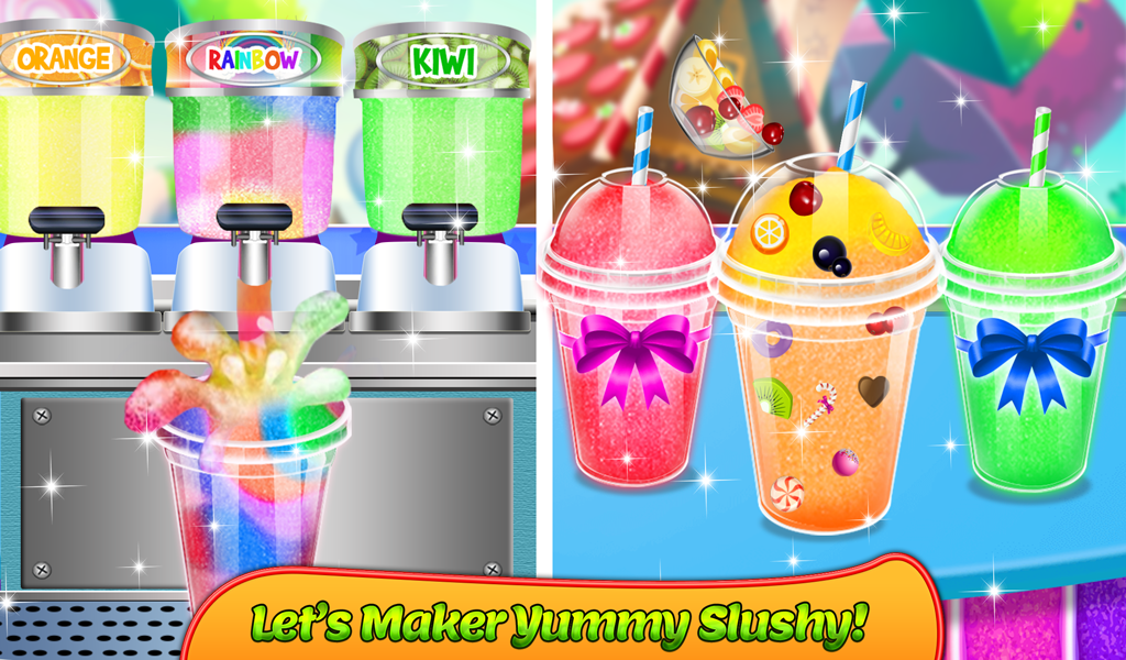 Ice Cream Rolls Maker- Rainbow Sandwich Food Stall Game Screenshot