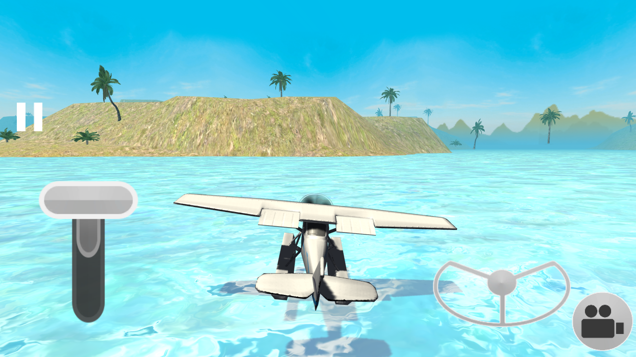 Captura de Tela do Jogo Flying Sea Plane Simulator 3D