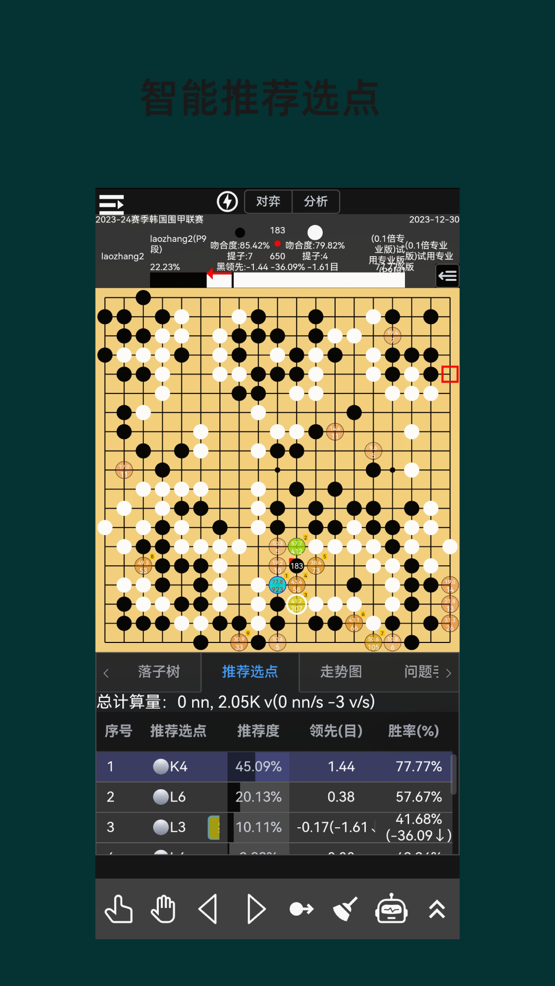 Go of master Game Screenshot