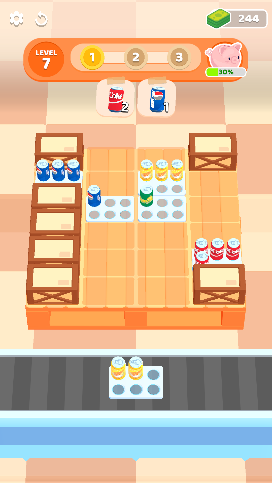 Soda Pack Game Screenshot