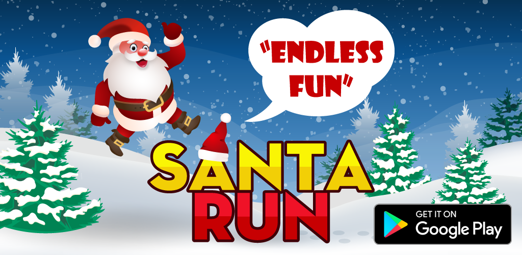 Santa Run 2D Xmas Santa Runner screenshot