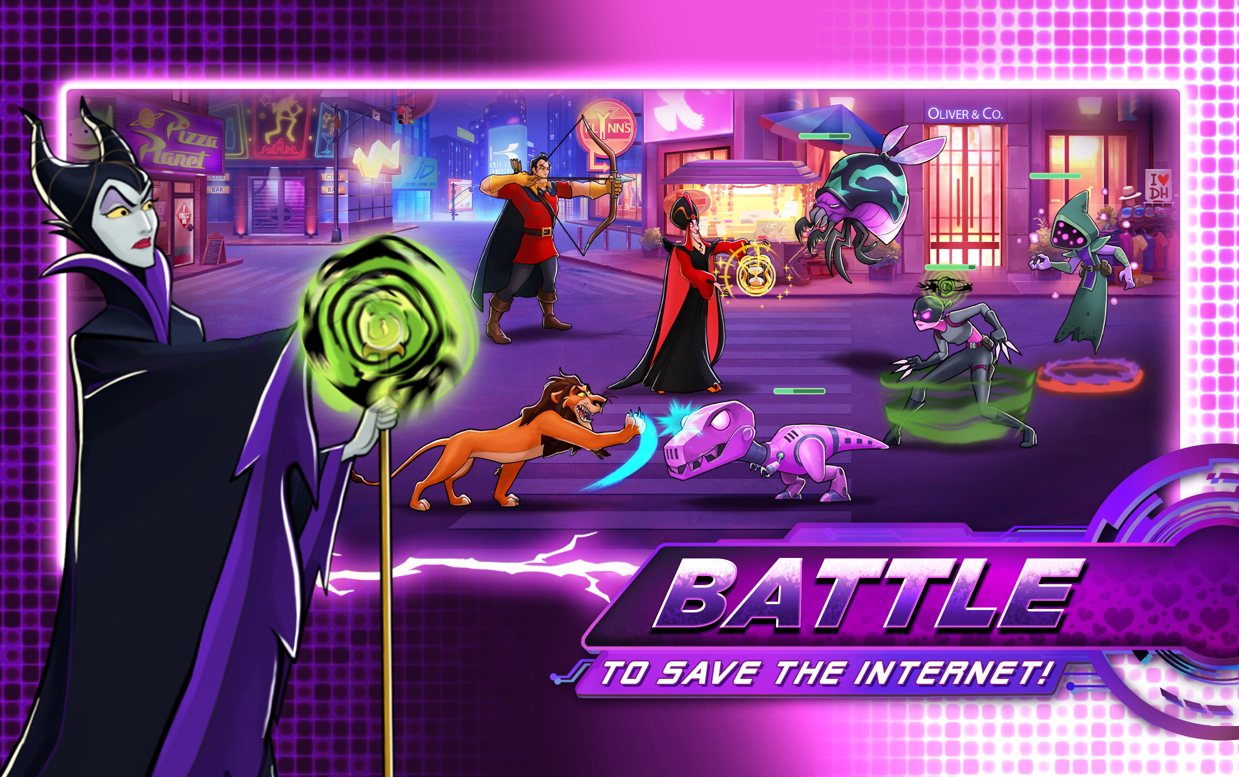 Screenshot 1 of Mga Bayani ng Disney: Battle Mode 6.0.1