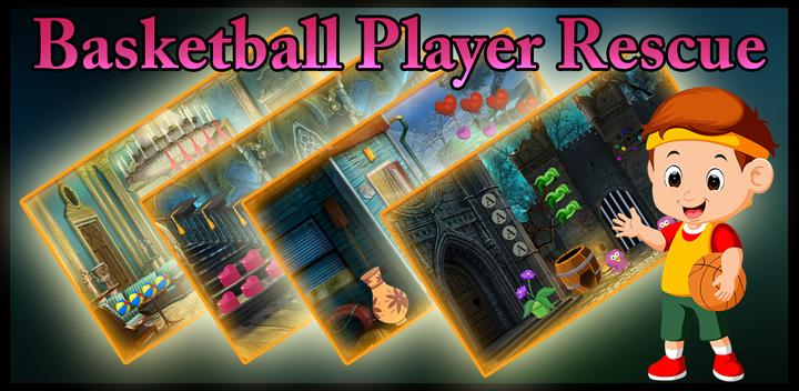 Banner of Basketball Player Rescue Best Escape Game-398 