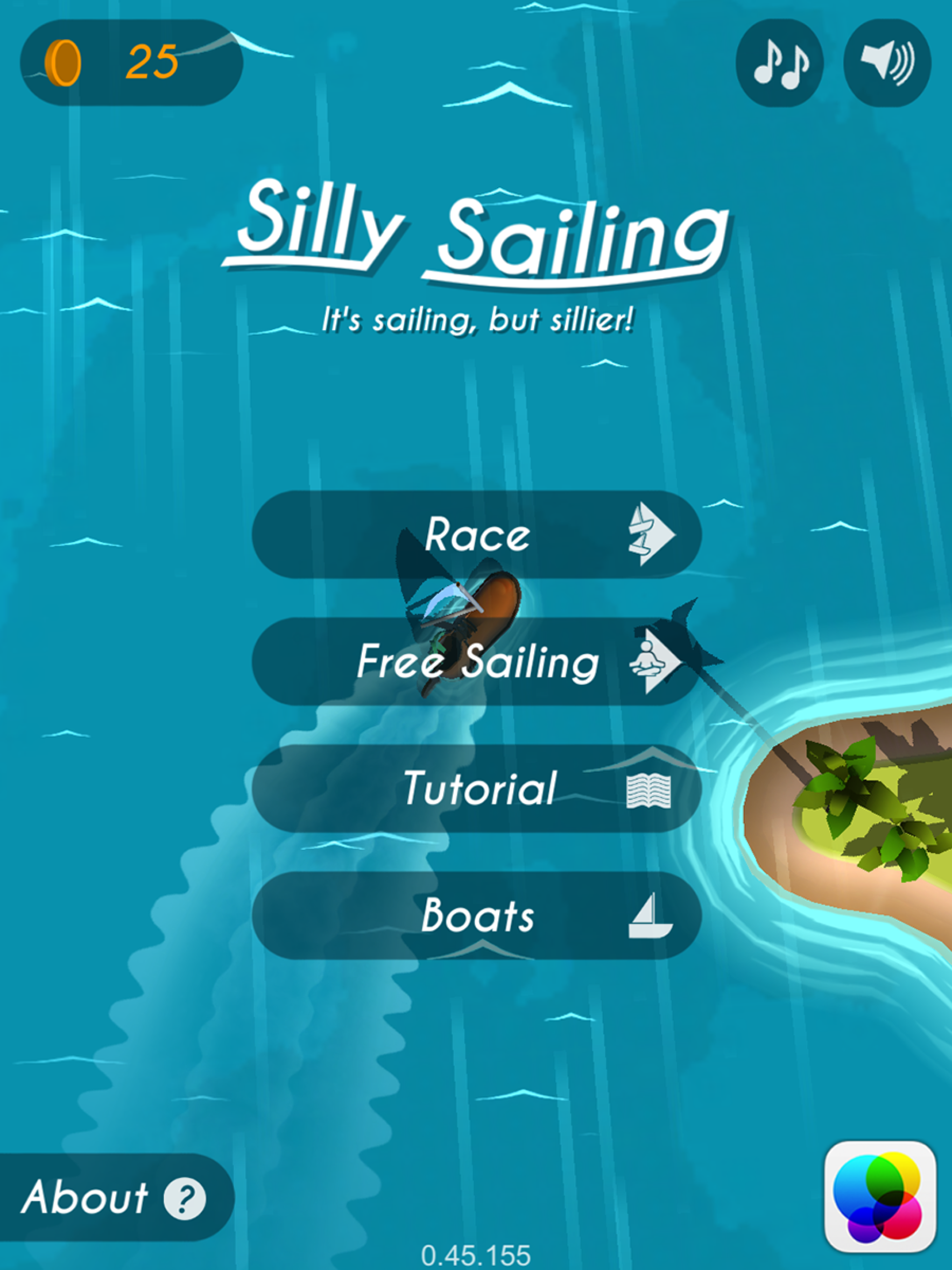 Captura de Tela do Jogo Silly Sailing