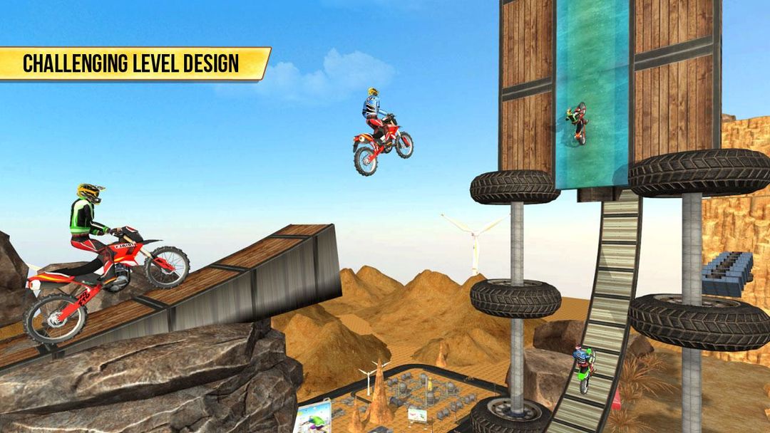 Desert Bike Stunts 게임 스크린 샷