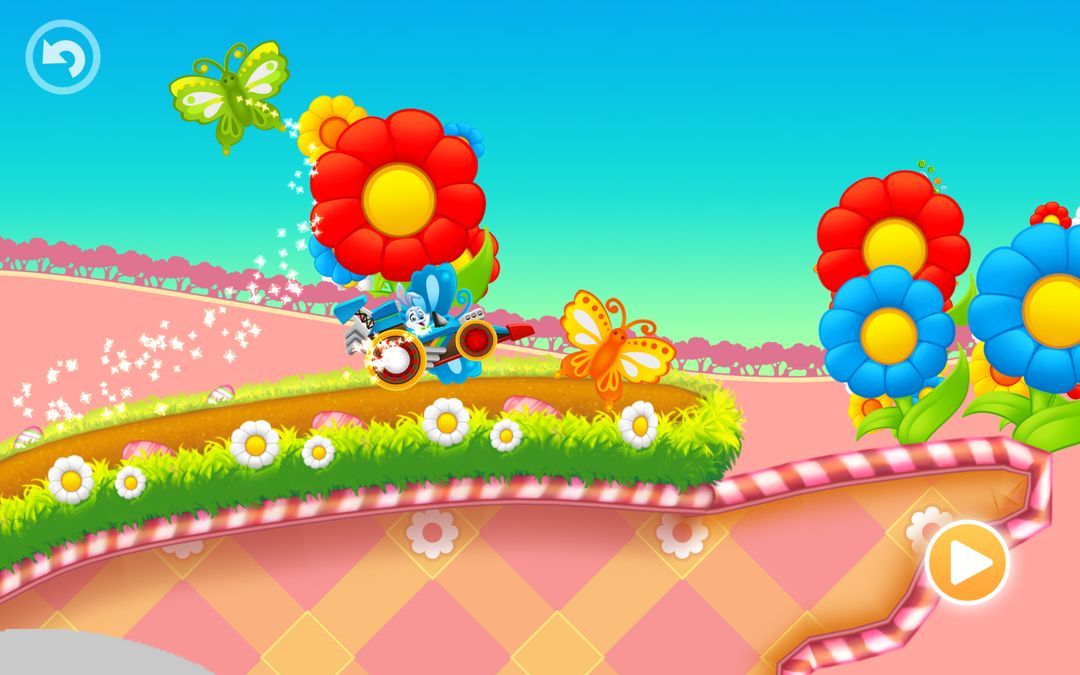 Happy Easter Bunny Racing screenshot game