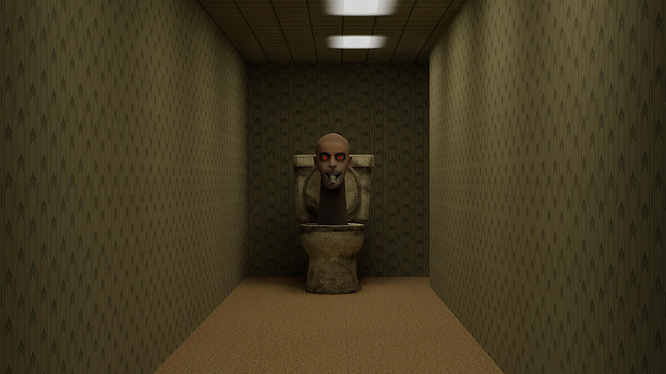 Captura de Tela do Jogo Scary Toilet Escape