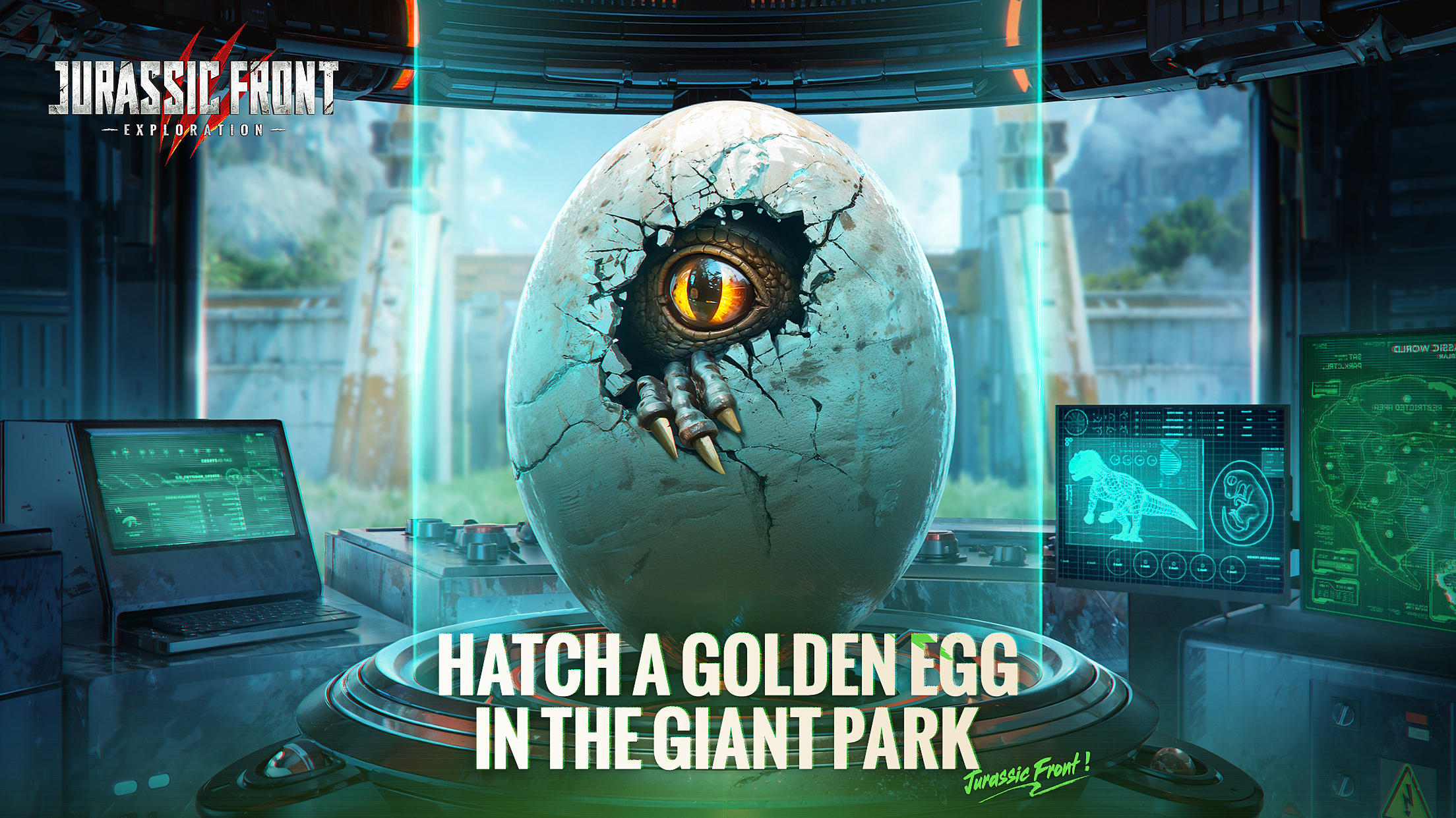 Jurassic Front: Survival Game Screenshot