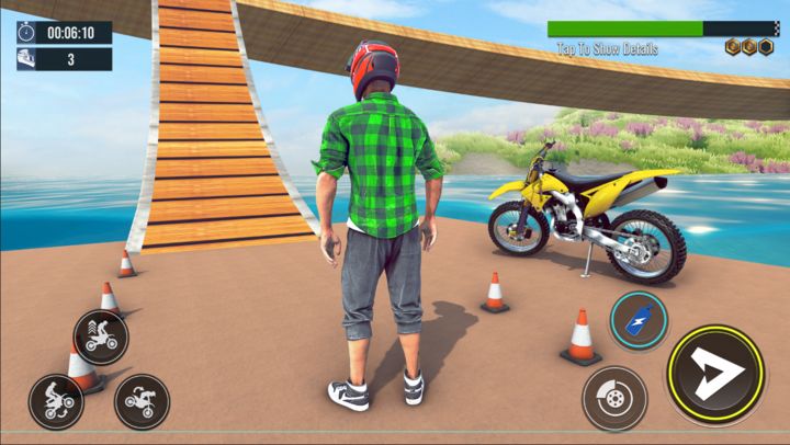 Screenshot 1 of Bike Stunt : Motorcycle Games 1.70.1