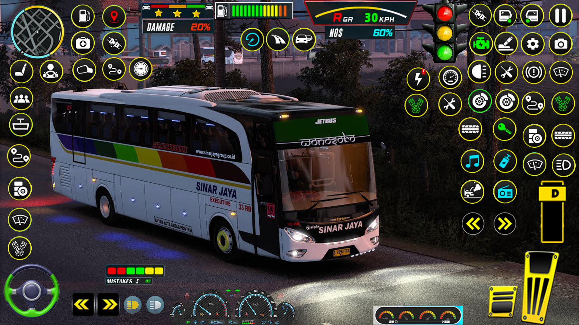 Bus Simulator India: Coach Bus ゲームのスクリーンショット