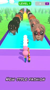 Makeup Runner: Battle Makeover Game Screenshot