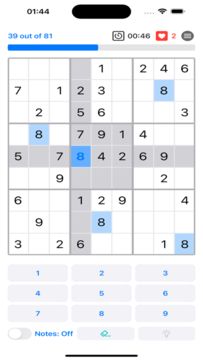 Скриншот игры Simple Sudoku!
