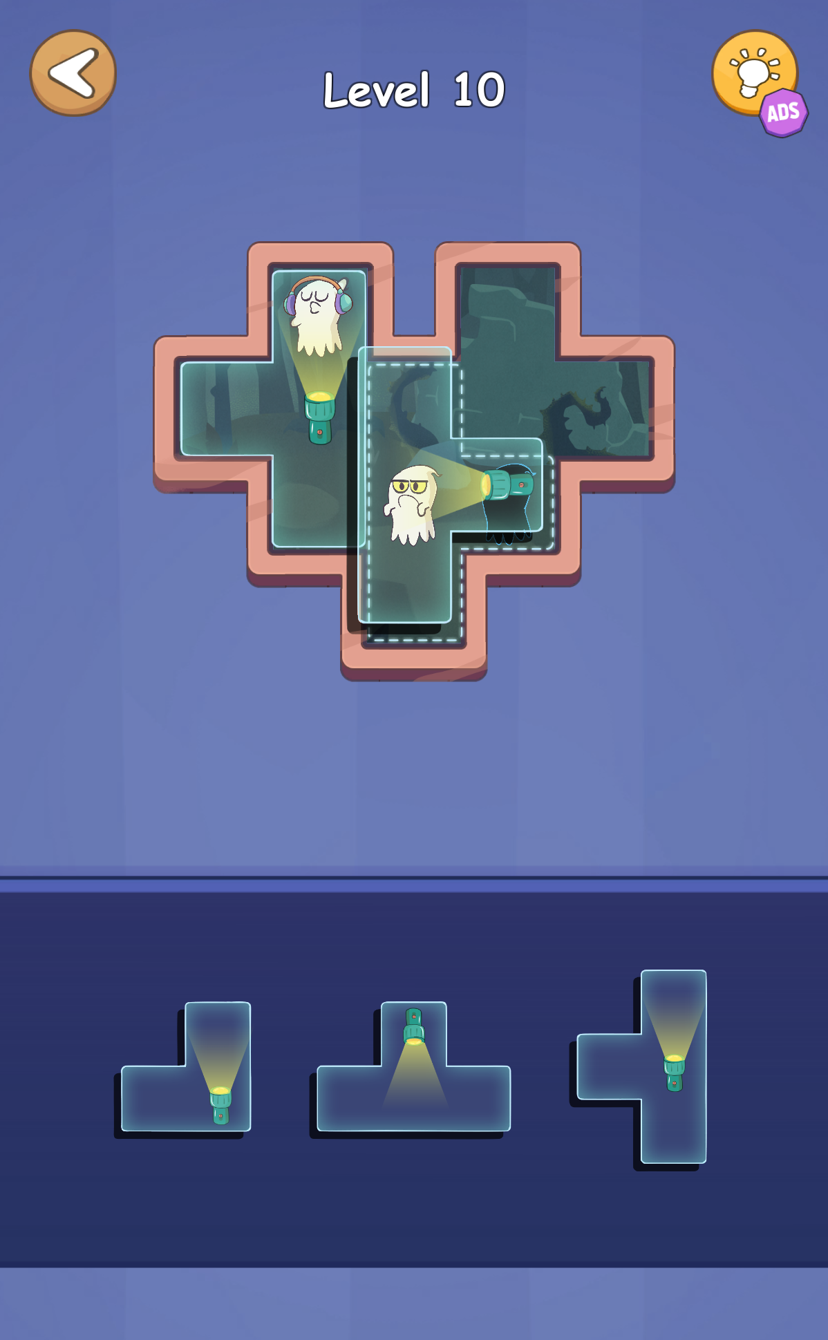 Ghost catcher: Fill puzzle Game Screenshot