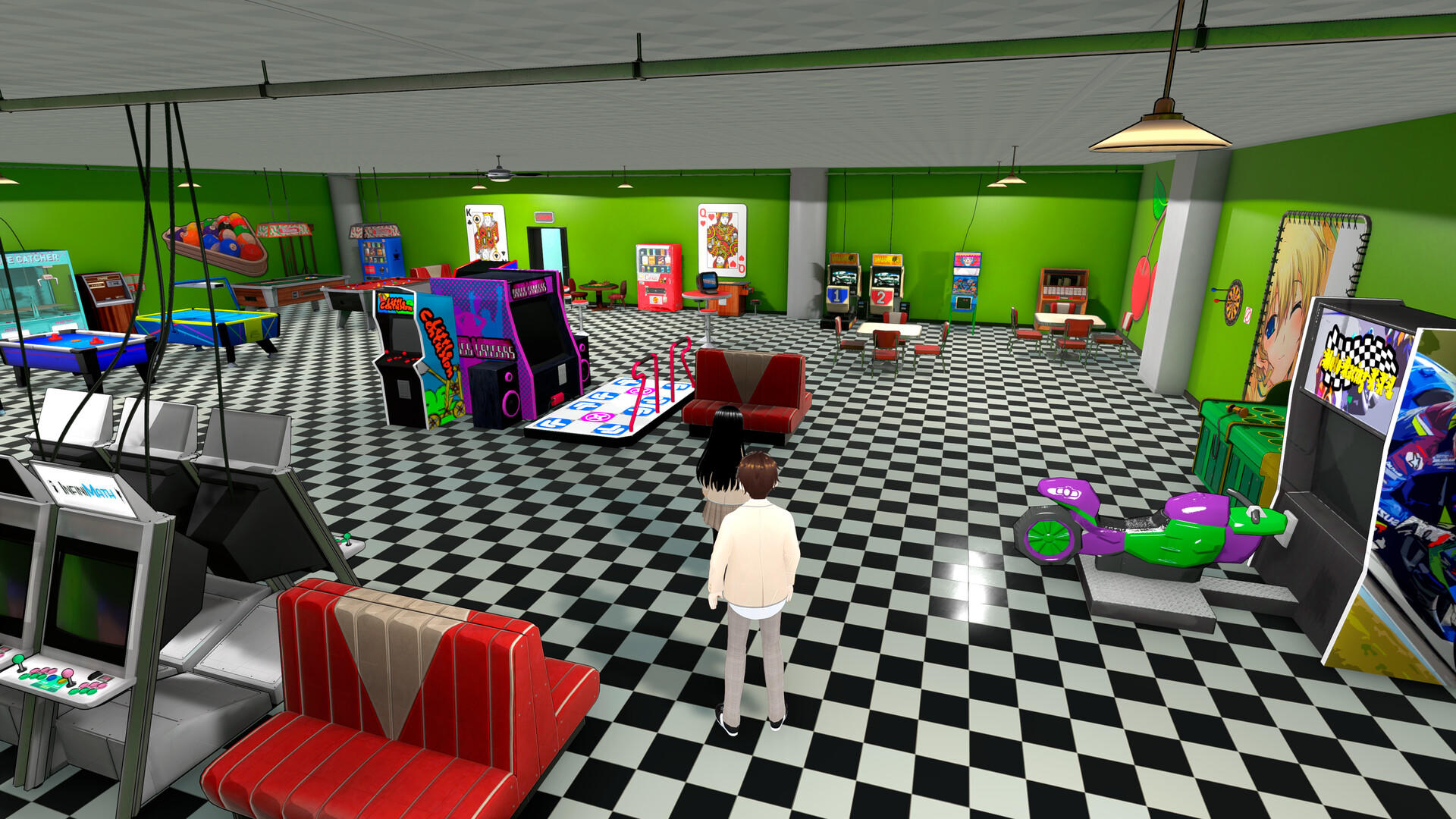 Play minigames with Reiko Game Screenshot