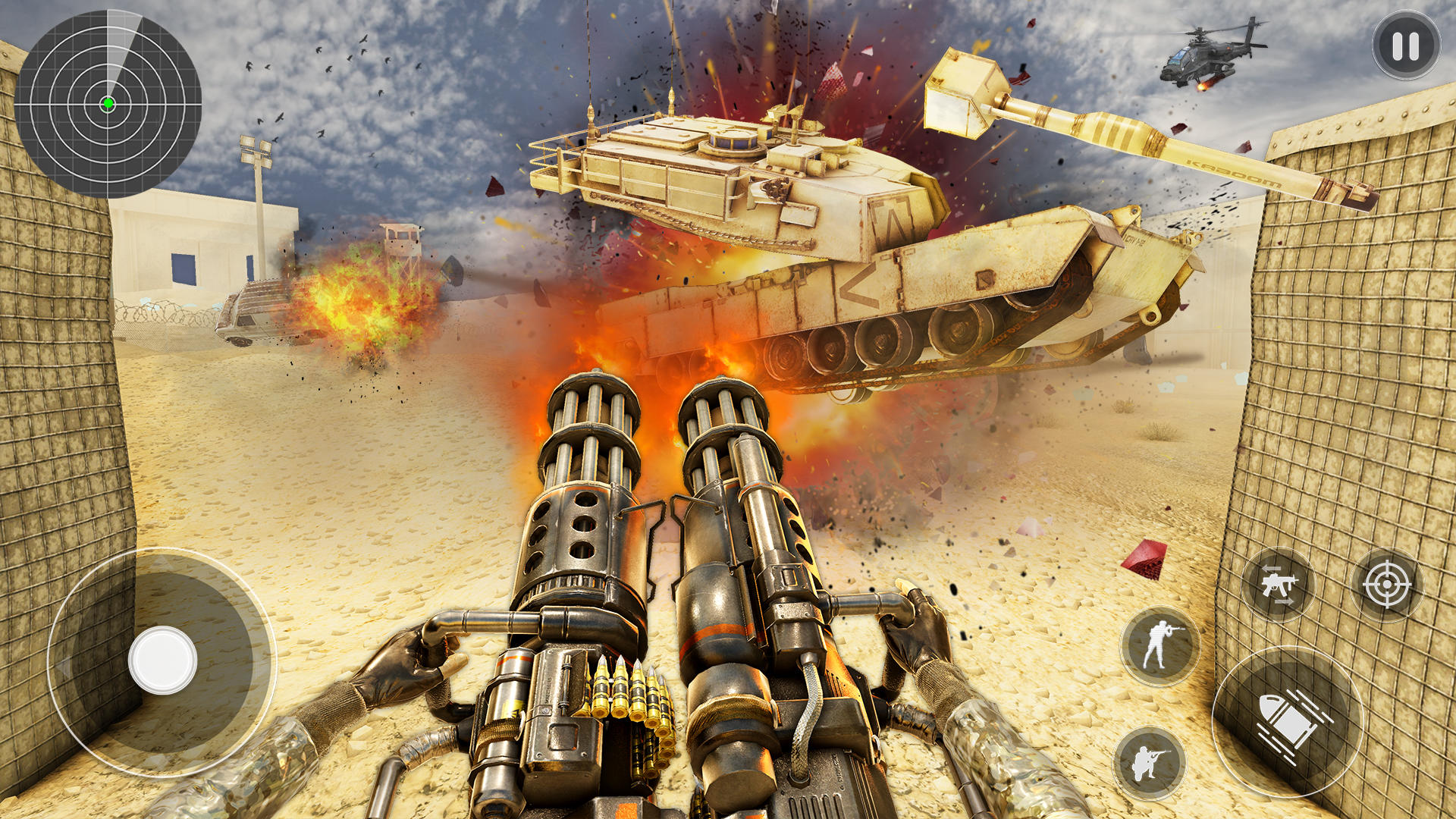 Machine Gun War: Shooting Game Game Screenshot