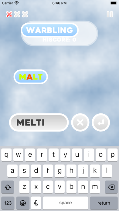 Typer - Speed Typing Game Game Screenshot