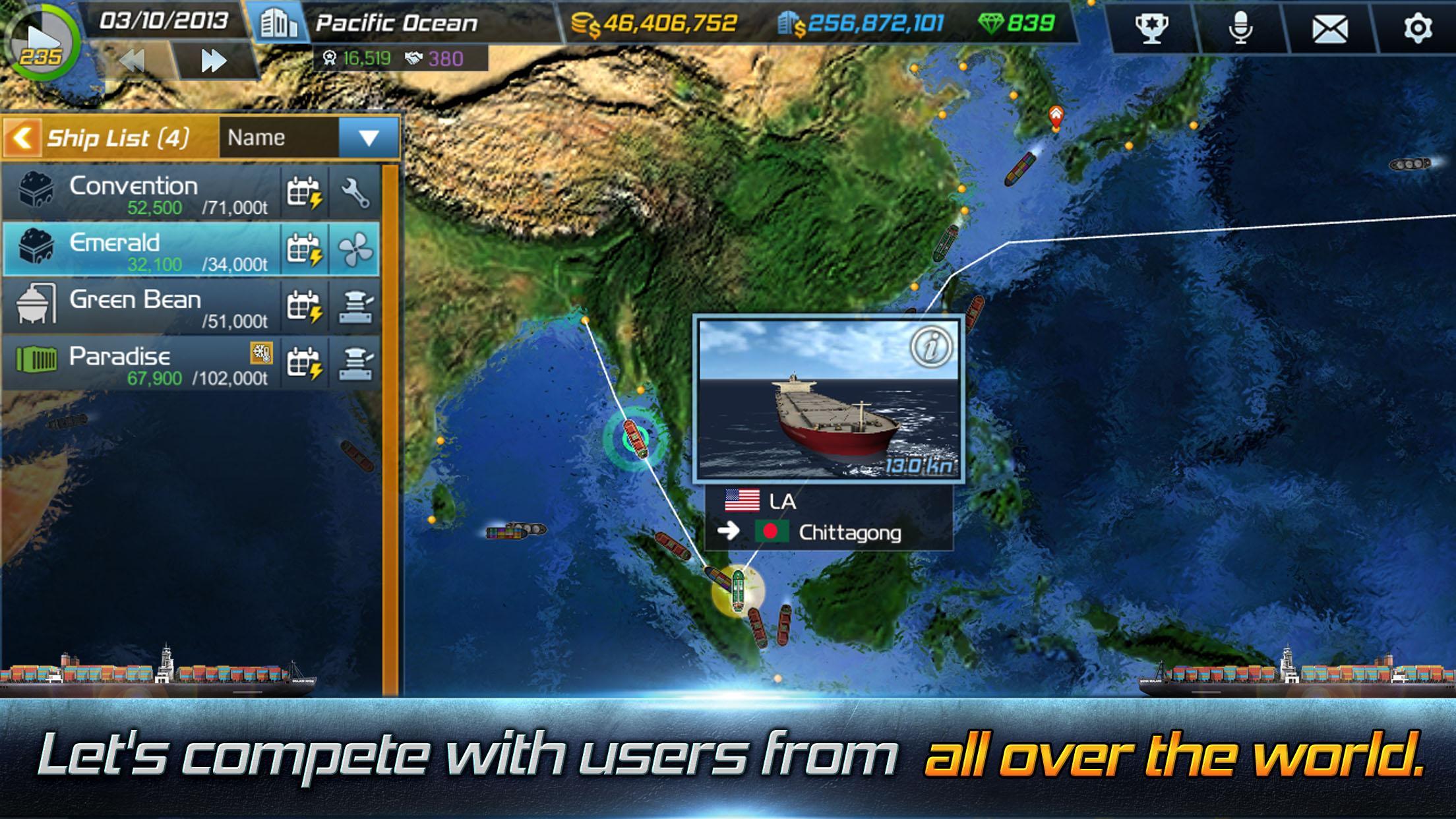 Ship Tycoon Game Screenshot