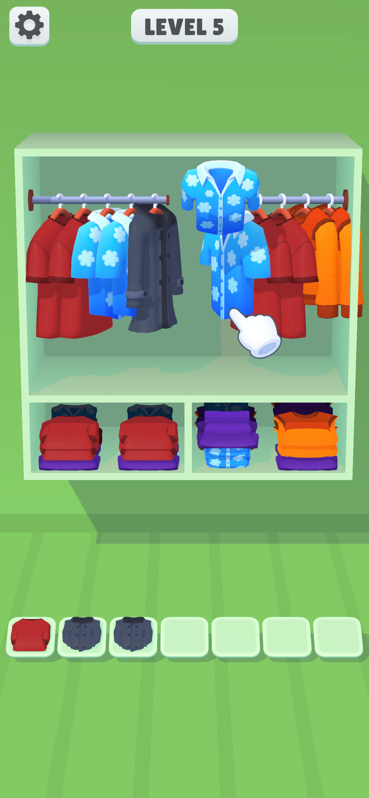 Wardrobe Sort Game Screenshot