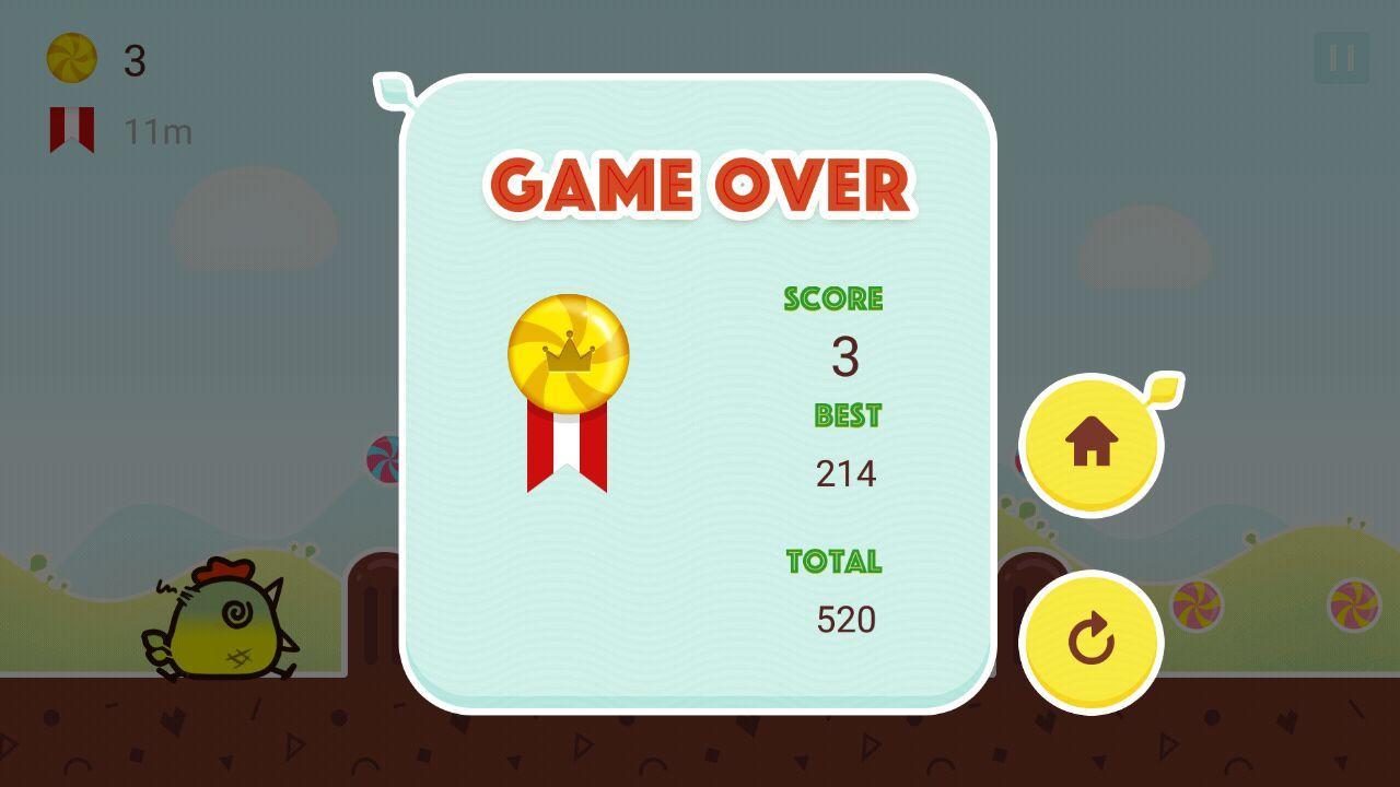 Chicken Run - Happy Chick Jump Game Screenshot