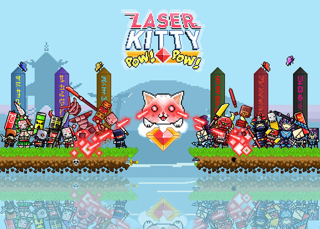 Screenshot dari video Laser Kitty Pow Pow