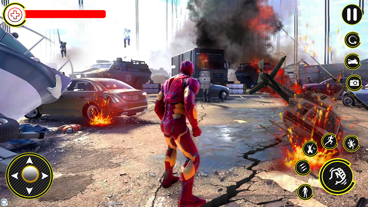 Iron Boy Superhero Man Game 3D ภาพหน้าจอเกม