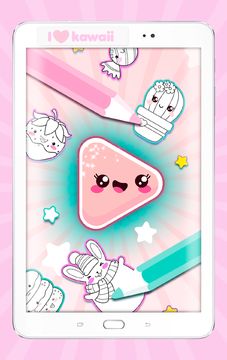 Kawaii Coloring Book Game Screenshot