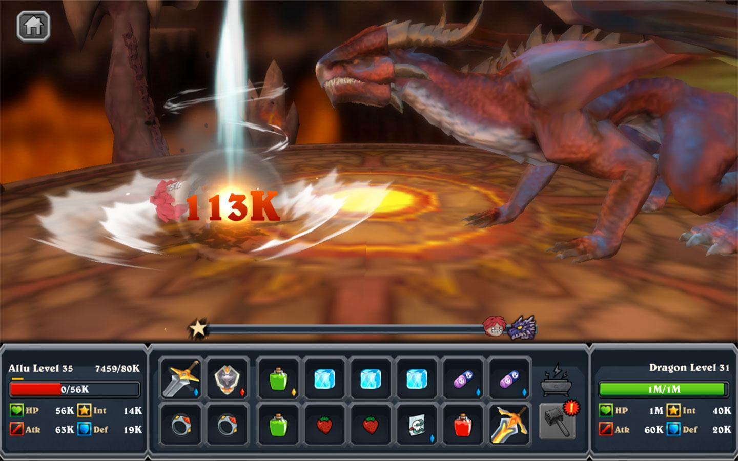 Clumsy Knights: Threats of Dragon 遊戲截圖