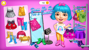 Sweet Baby Girl Pop Stars Game Screenshot