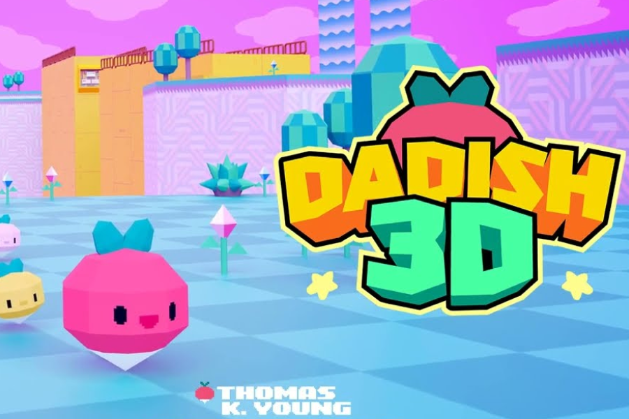 Screenshot of the video of Dadish 3D